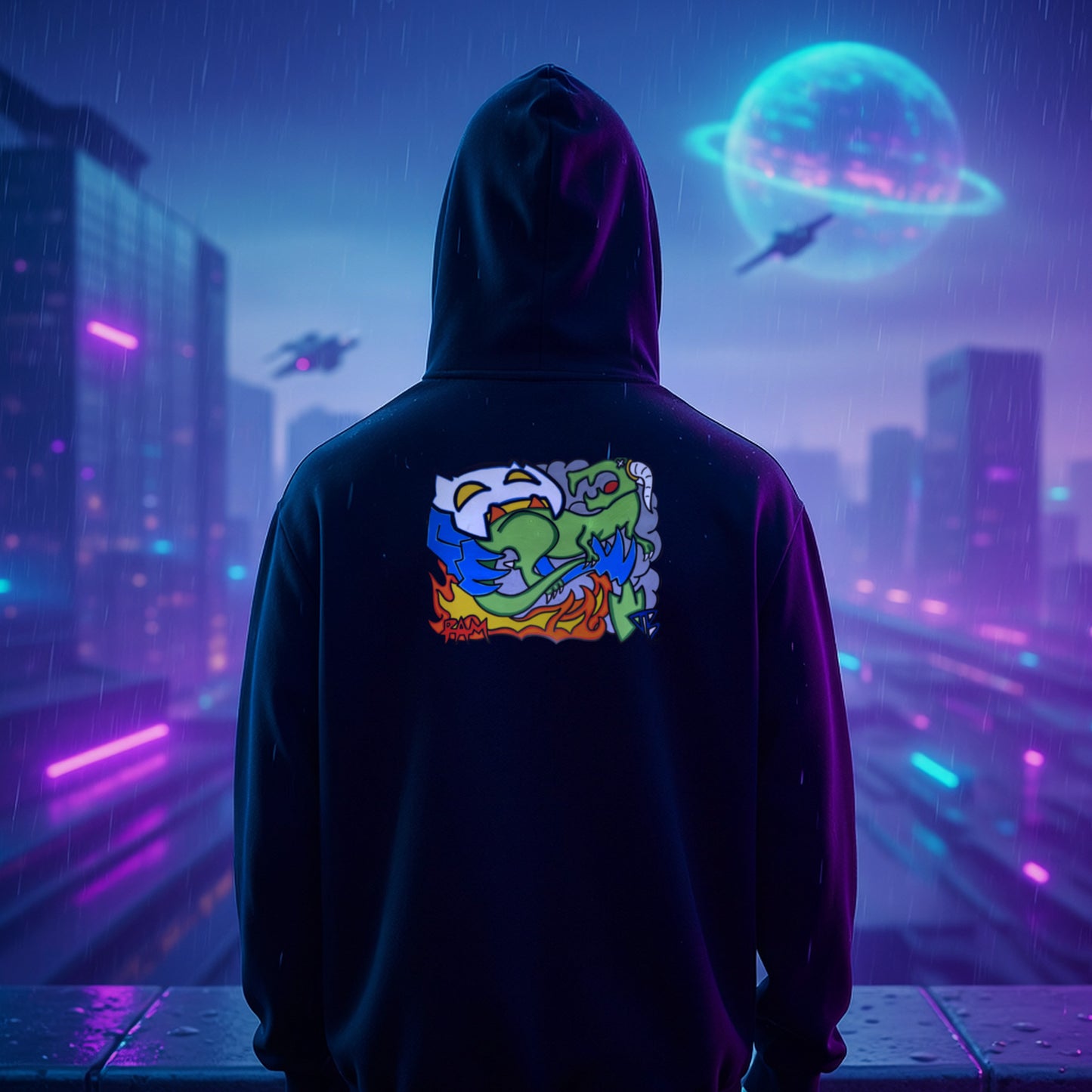 Fire · Heavyweight Hoodie