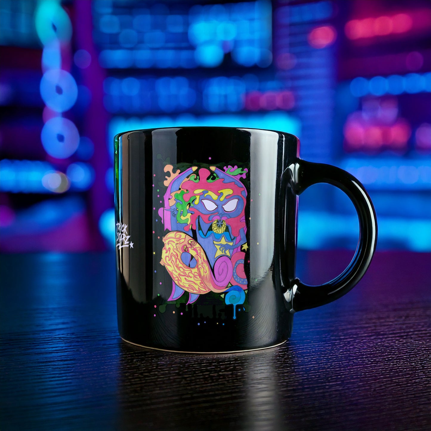 Fall · Black Glossy Mug