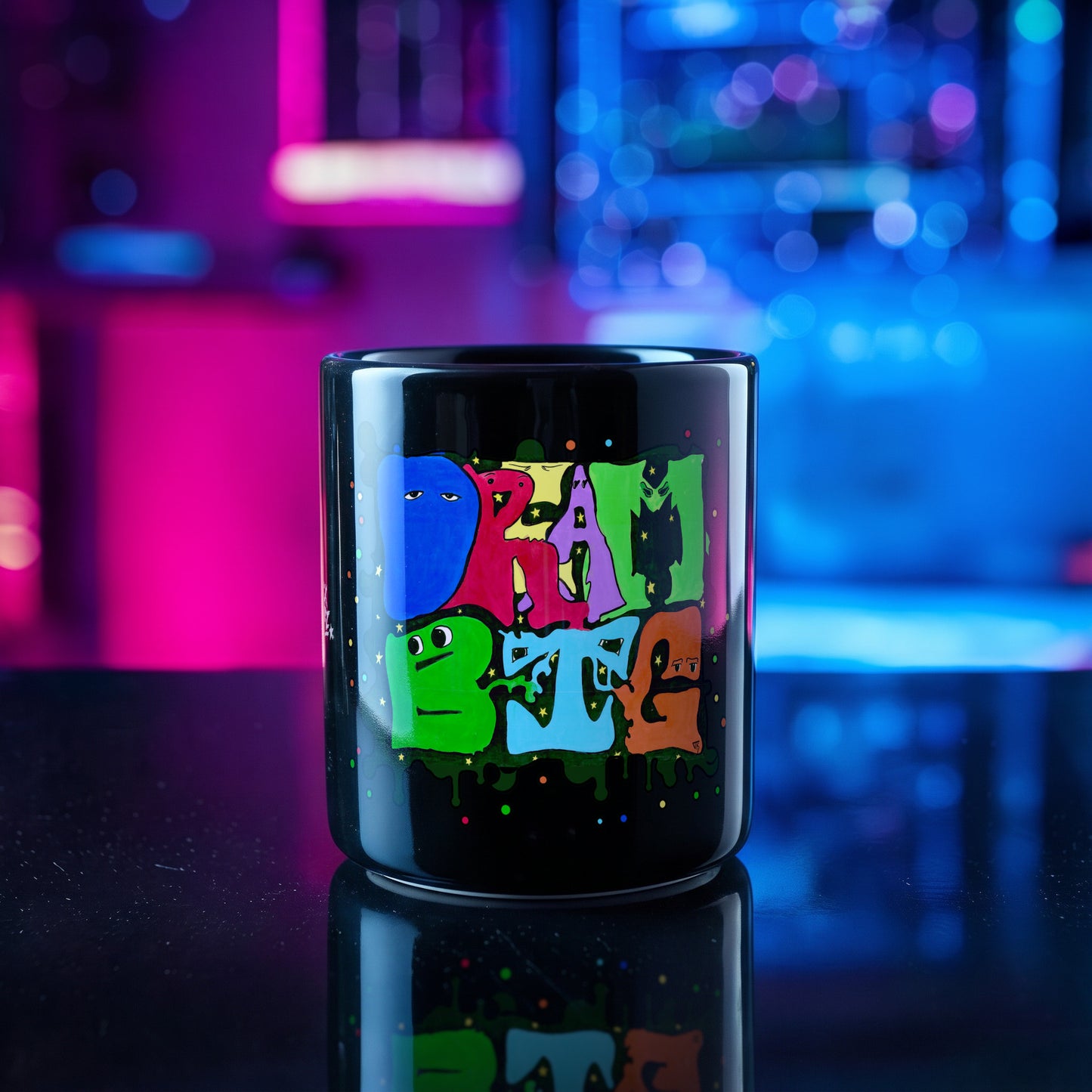 Dream · Black Glossy Mug
