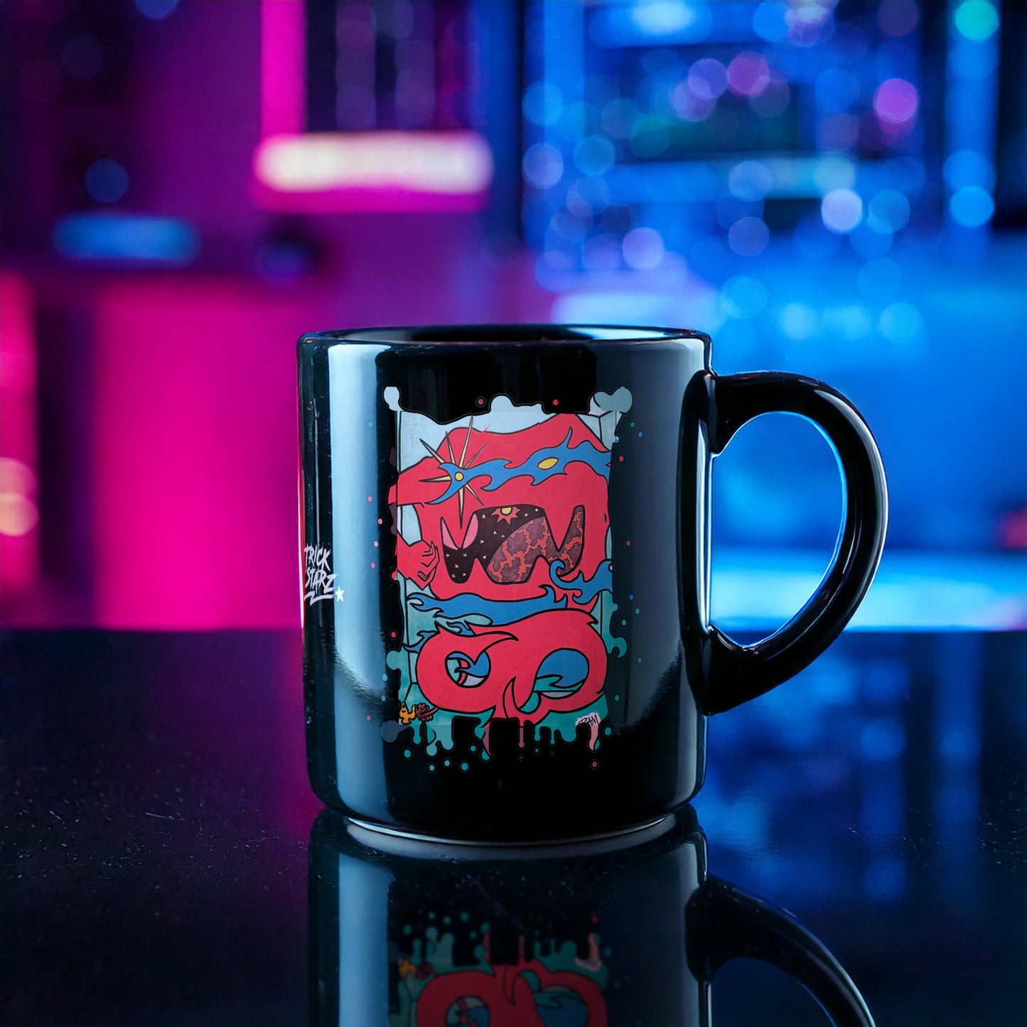 Sway · Black Glossy Mug