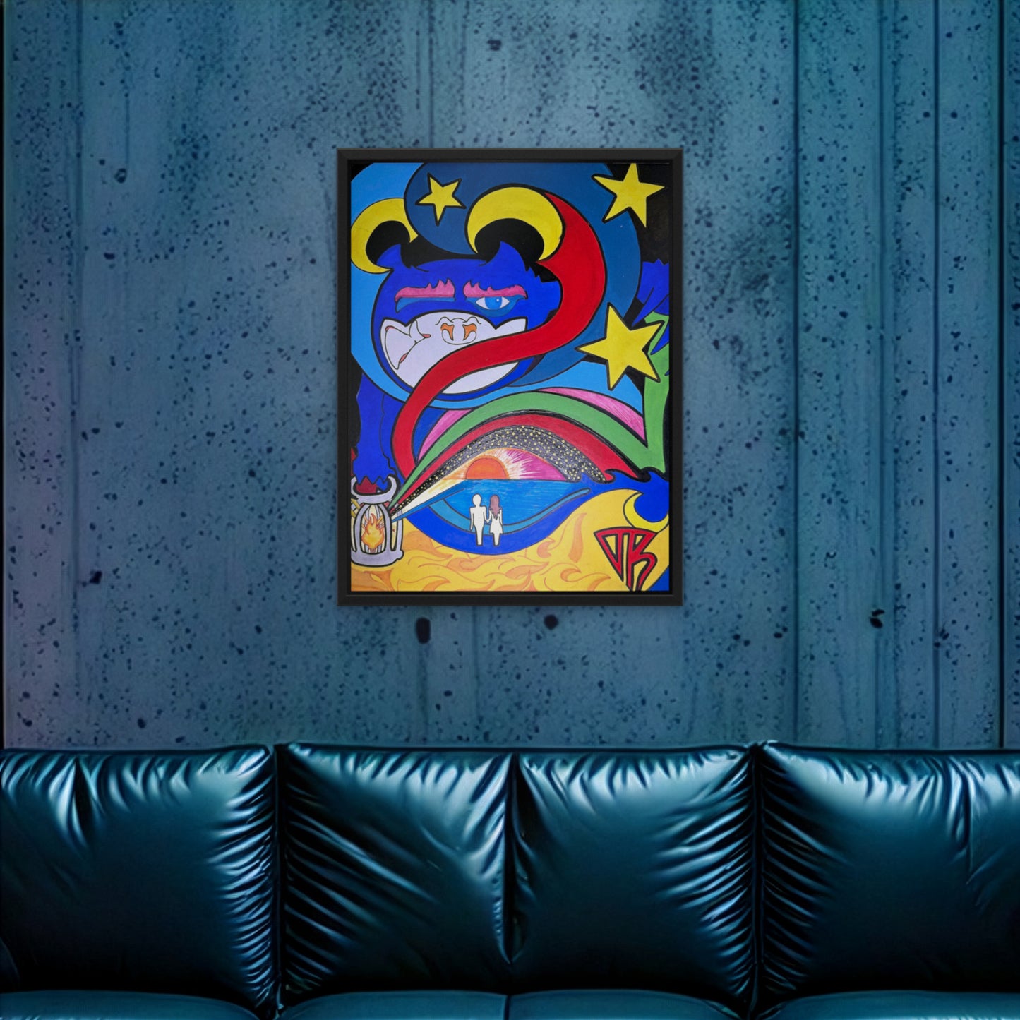 Light · Framed Art Print