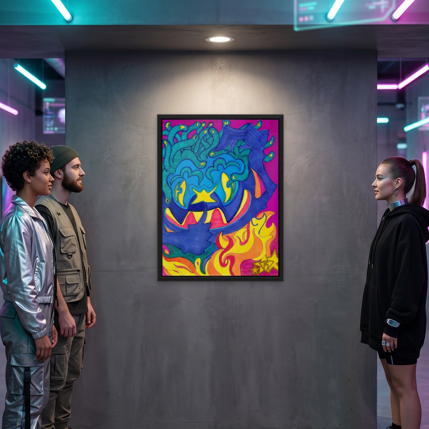 Locks · Framed Art Print