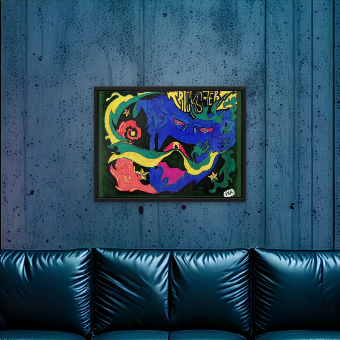 Wake · Framed Art Print