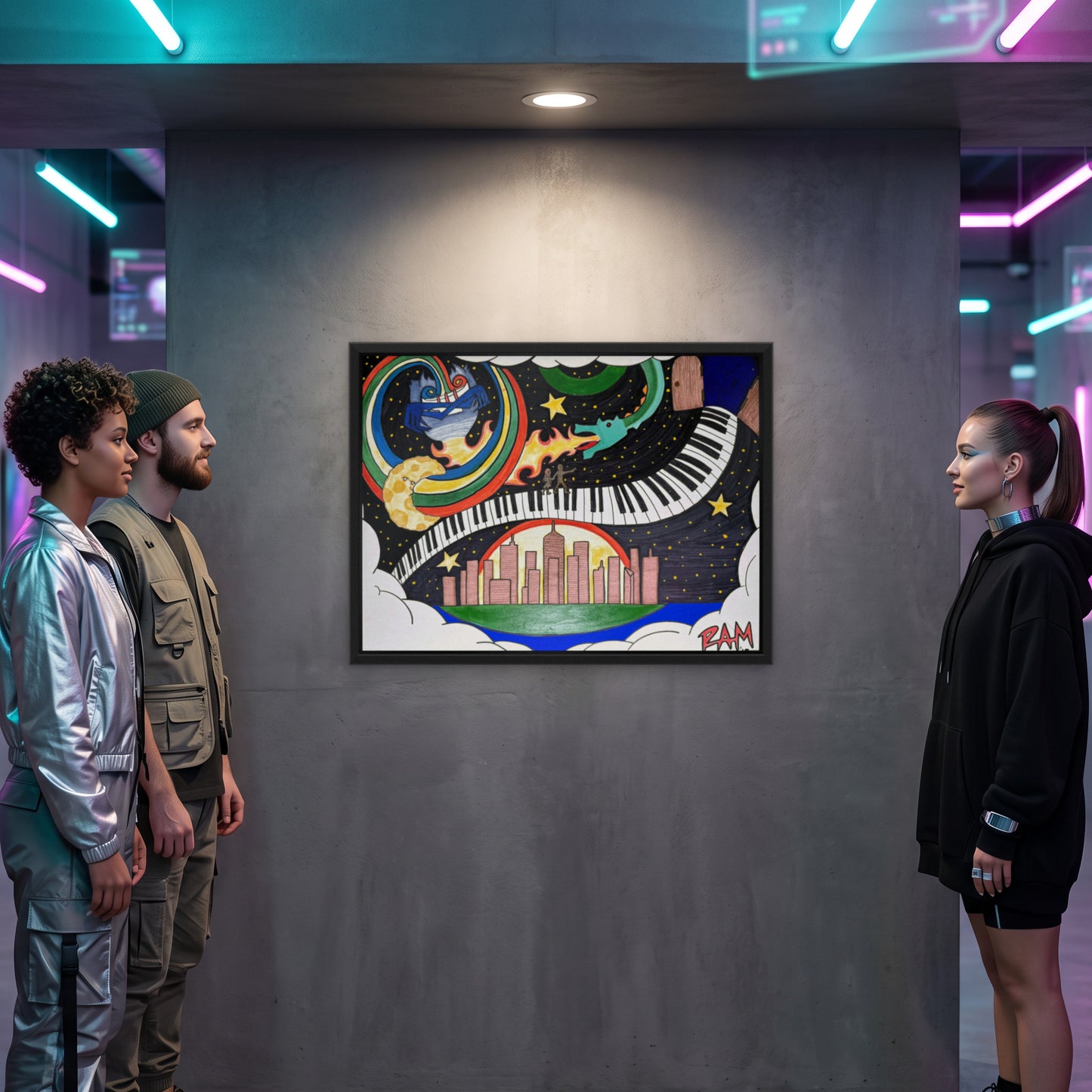 Soul · Framed Art Print