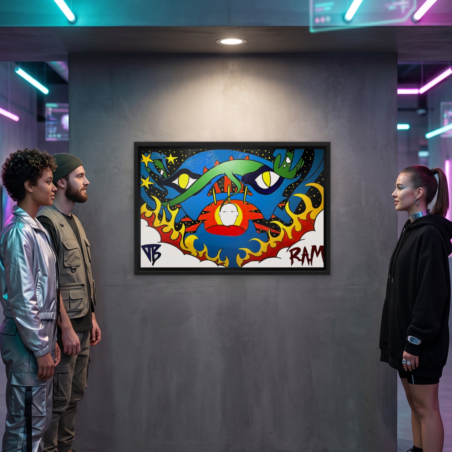 Ghost · Framed Art Print