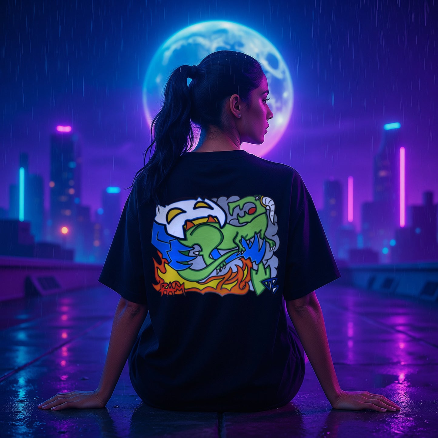 Fire · Heavyweight Tee