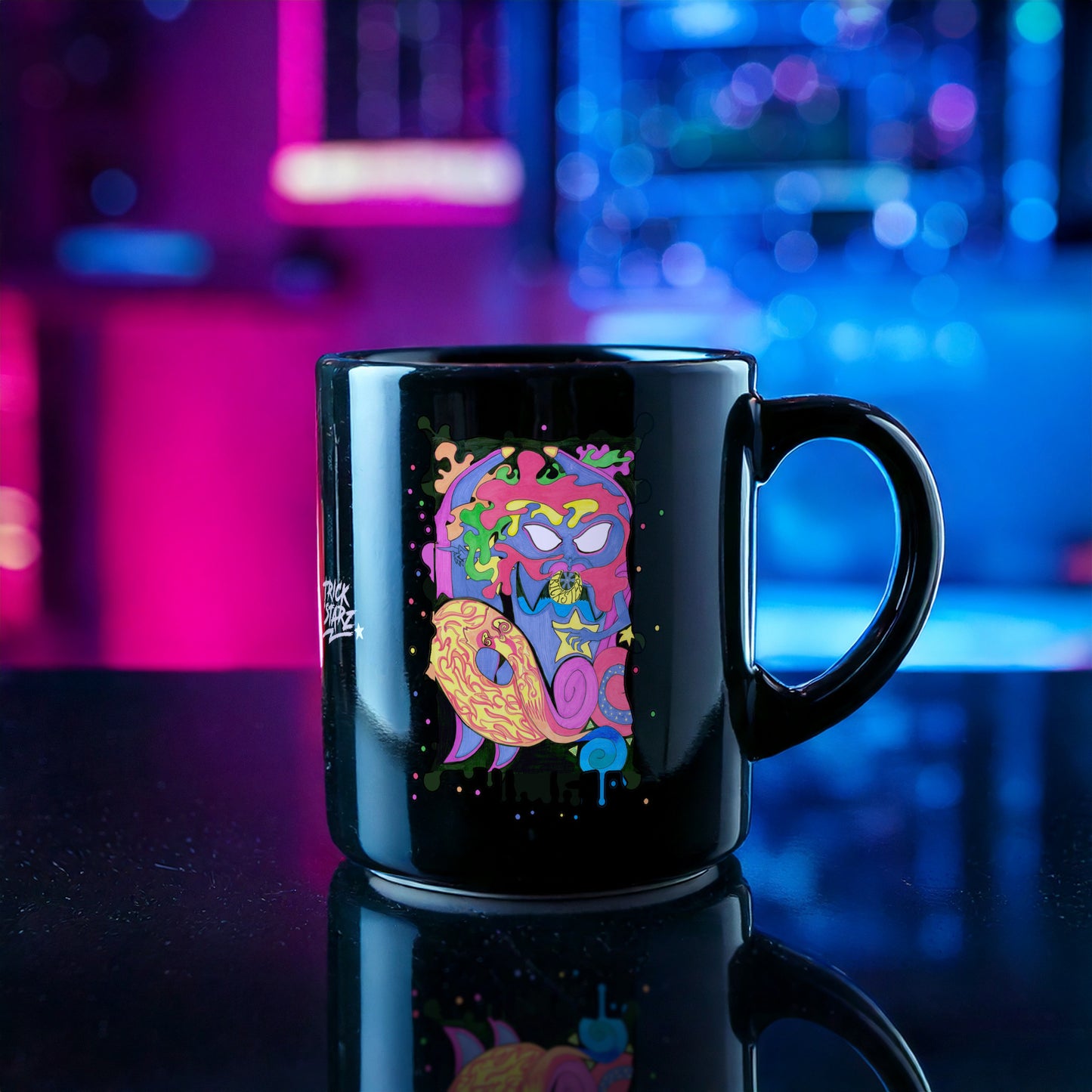 Fall · Black Glossy Mug