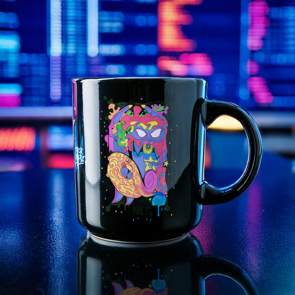 Fall · Black Glossy Mug