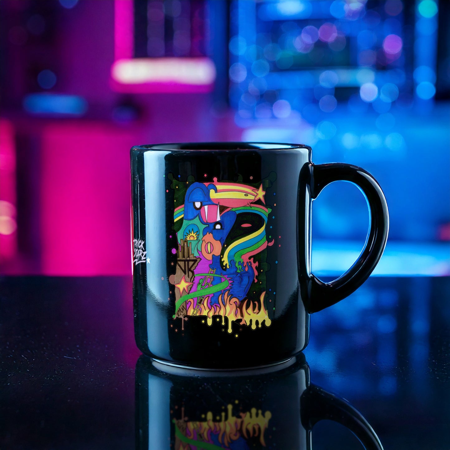 Save · Black Glossy Mug