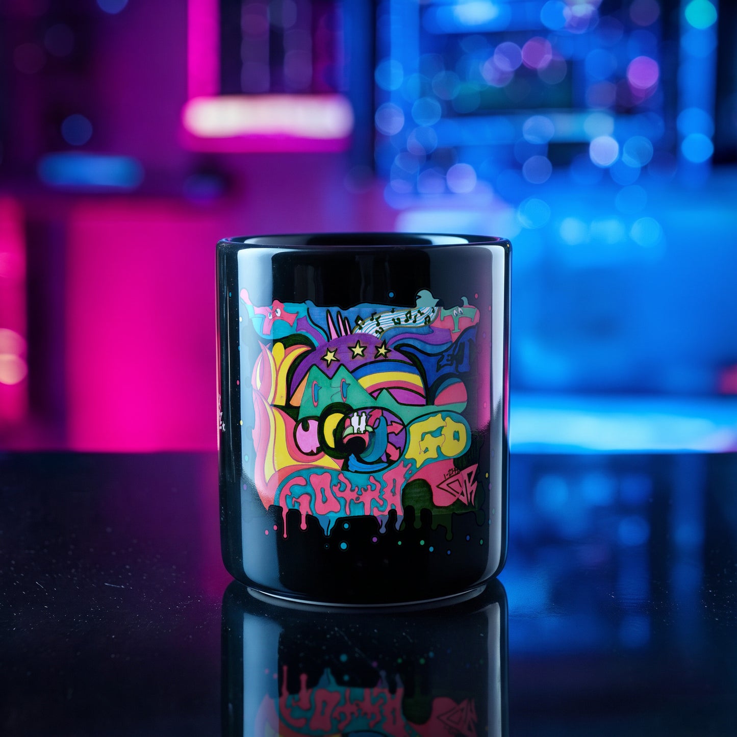 Ride · Black Glossy Mug