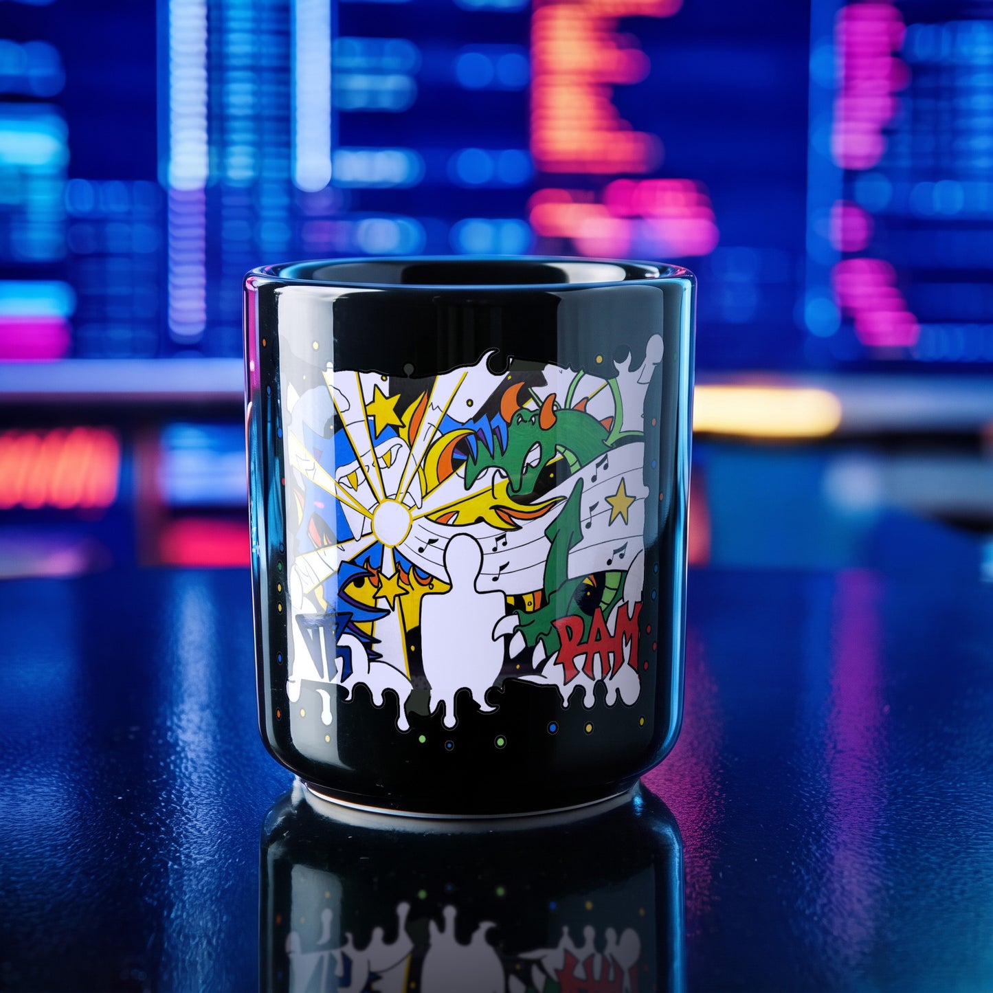 Wrath · Black Glossy Mug