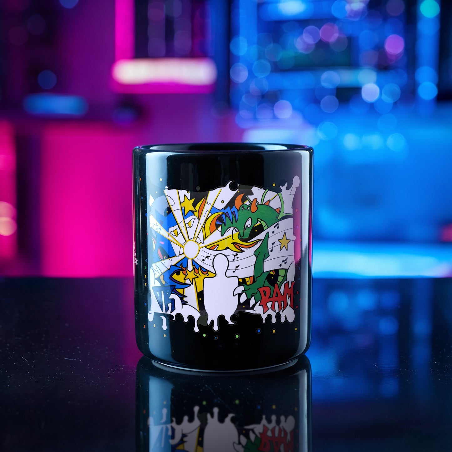 Wrath · Black Glossy Mug