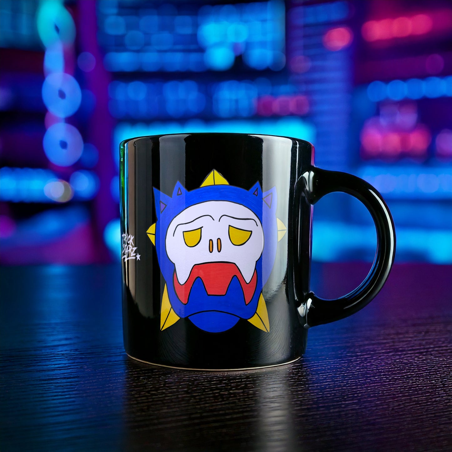 Star · Black Glossy Mug