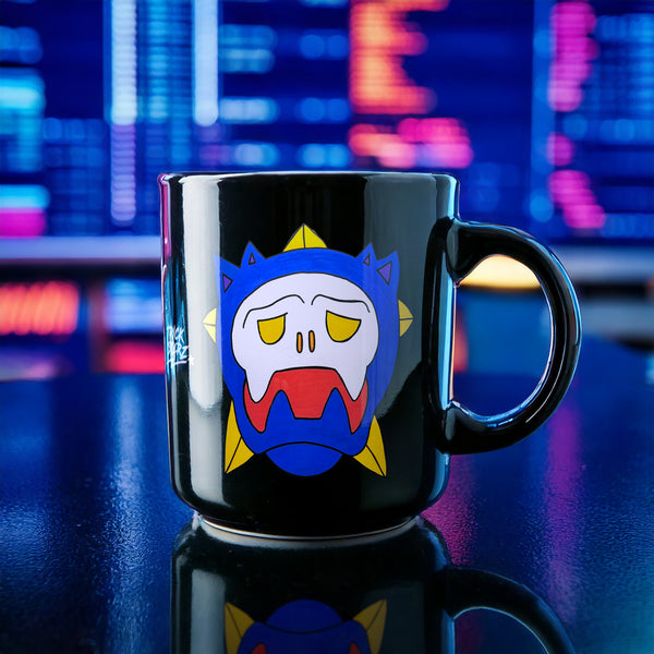 Star · Black Glossy Mug