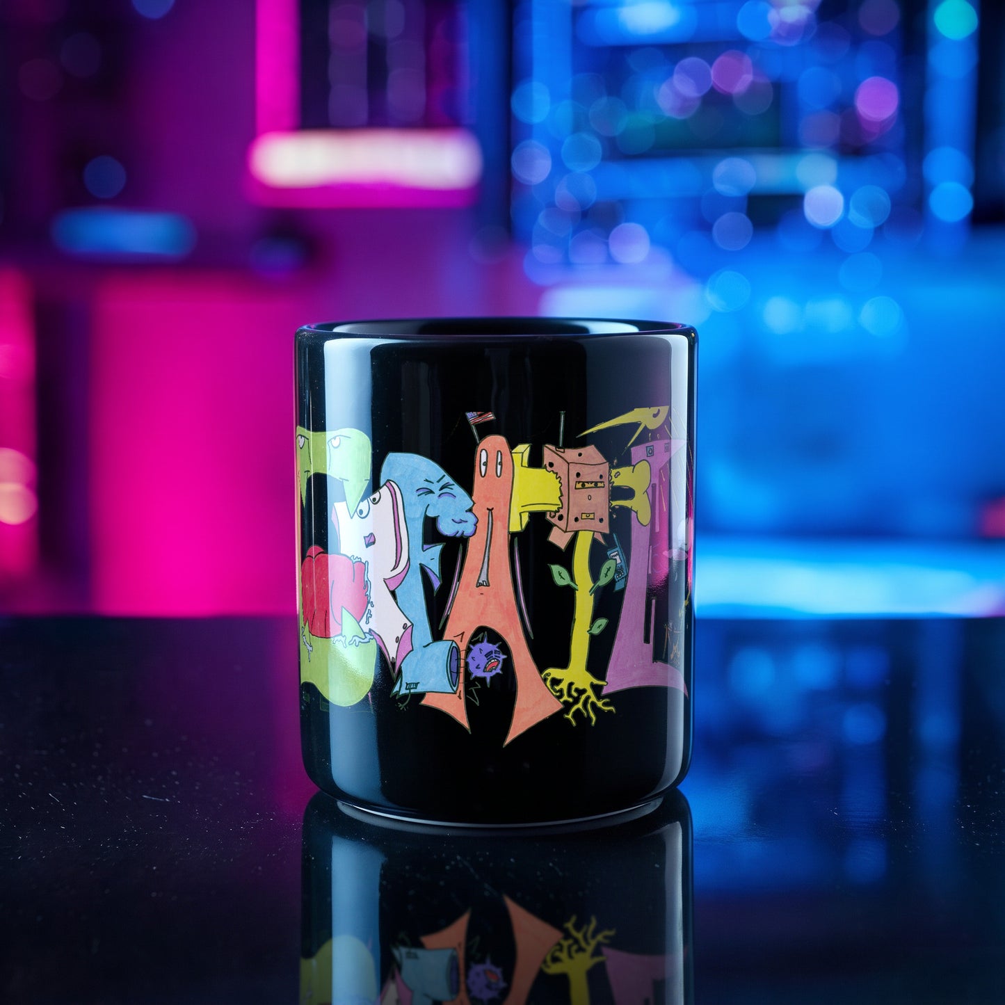 Create · Black Glossy Mug
