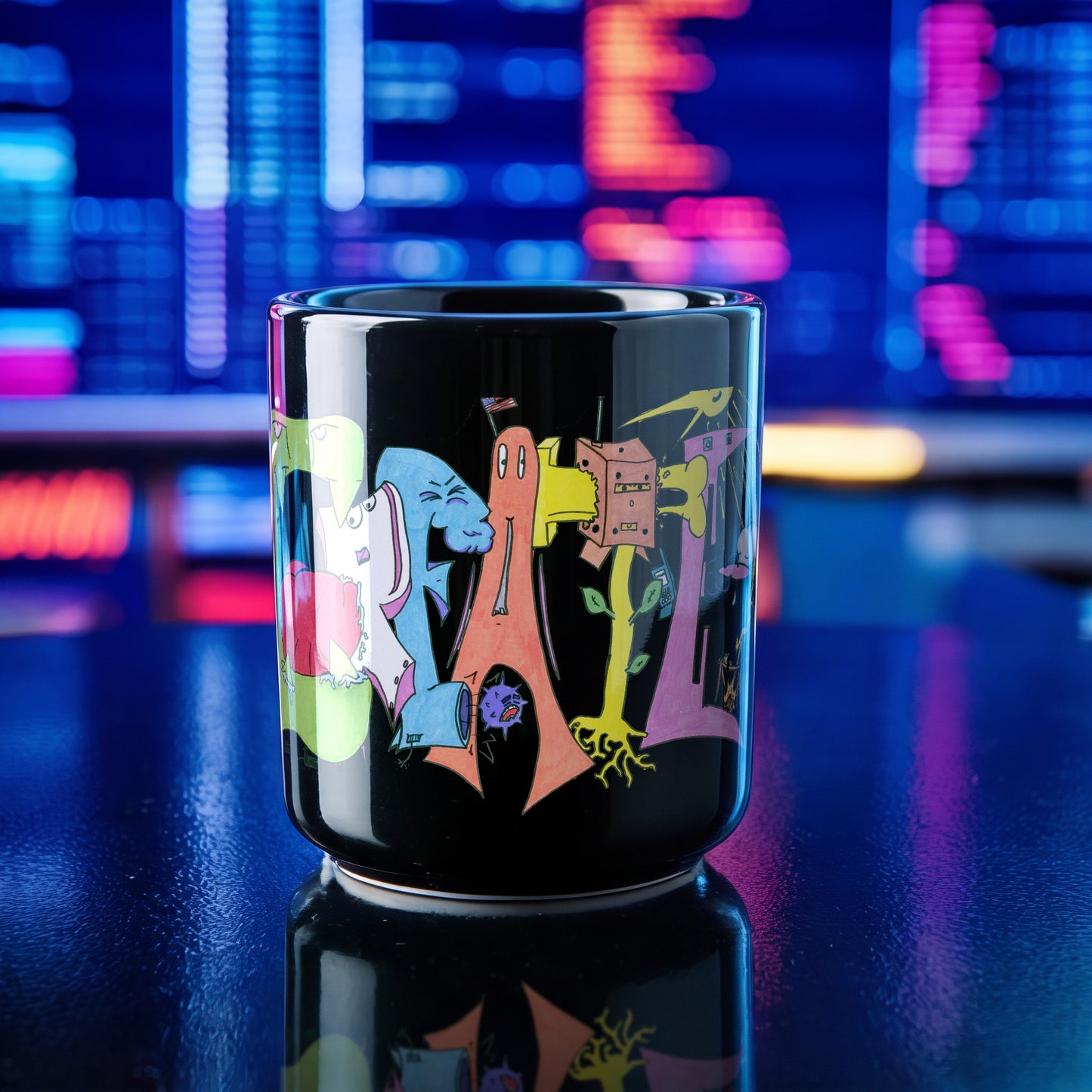 Create · Black Glossy Mug