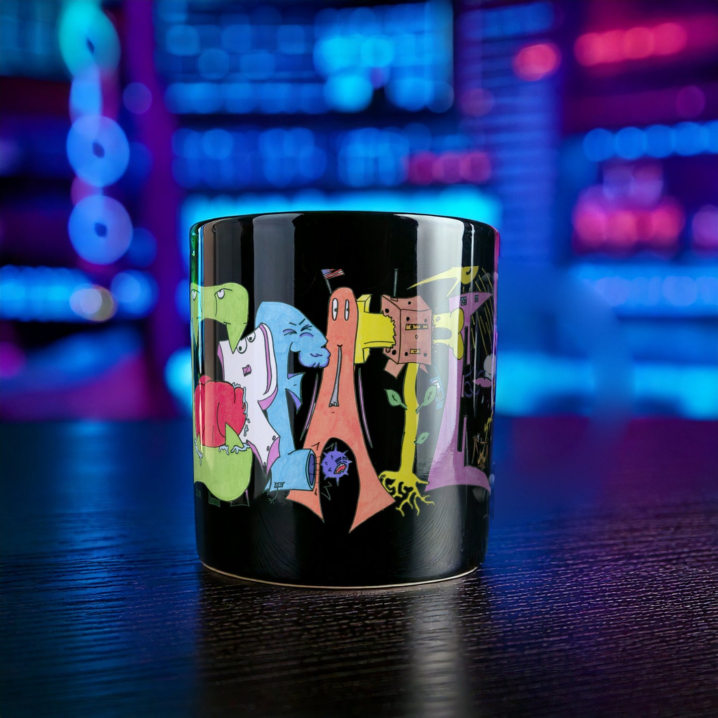 Create · Black Glossy Mug