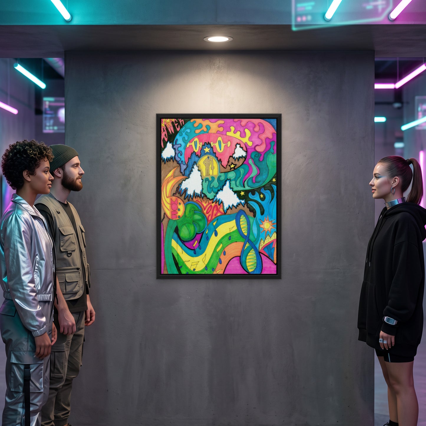 Rose · Framed Art Print