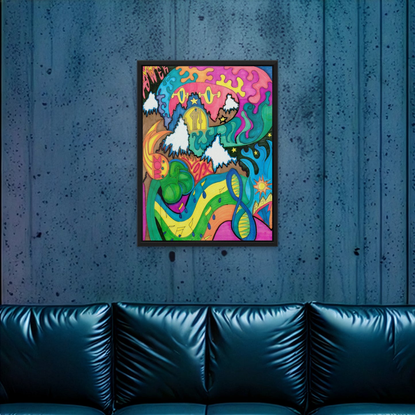 Rose · Framed Art Print