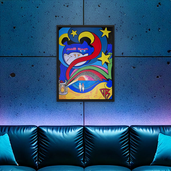 Light · Framed Art Print