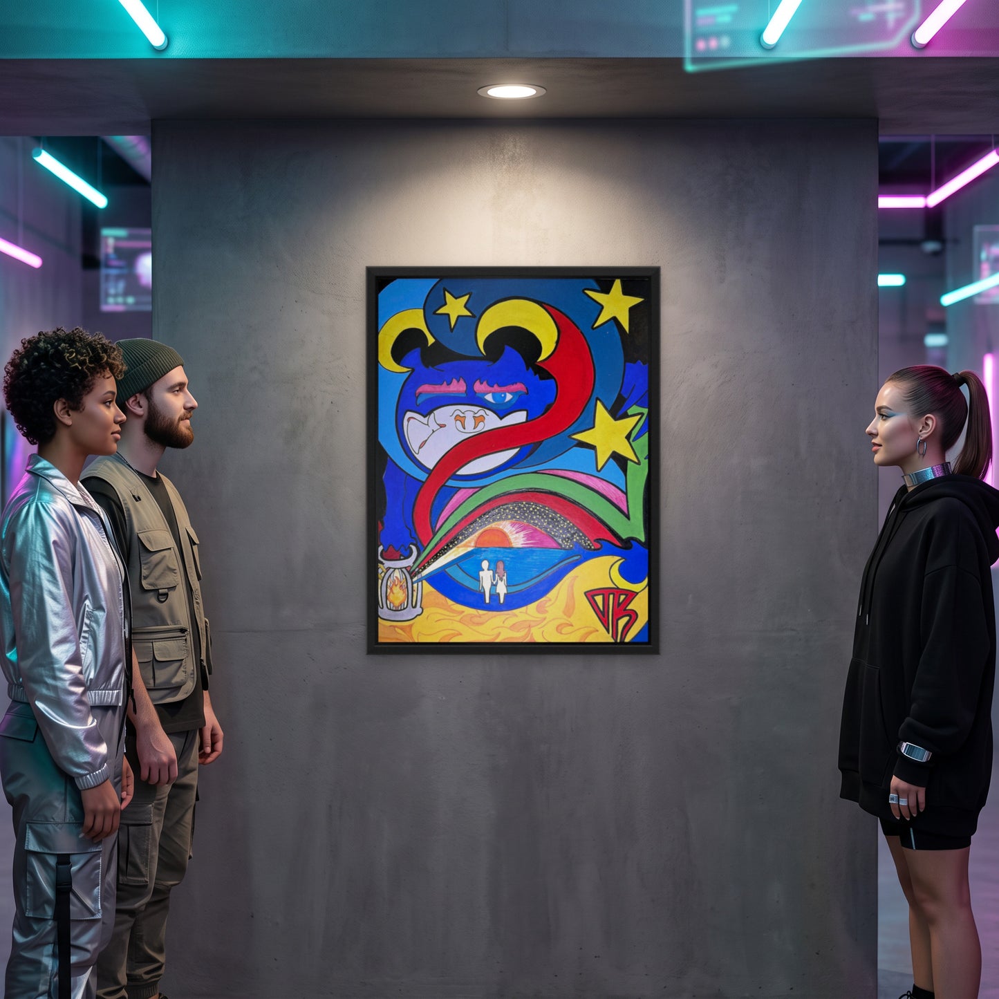 Light · Framed Art Print