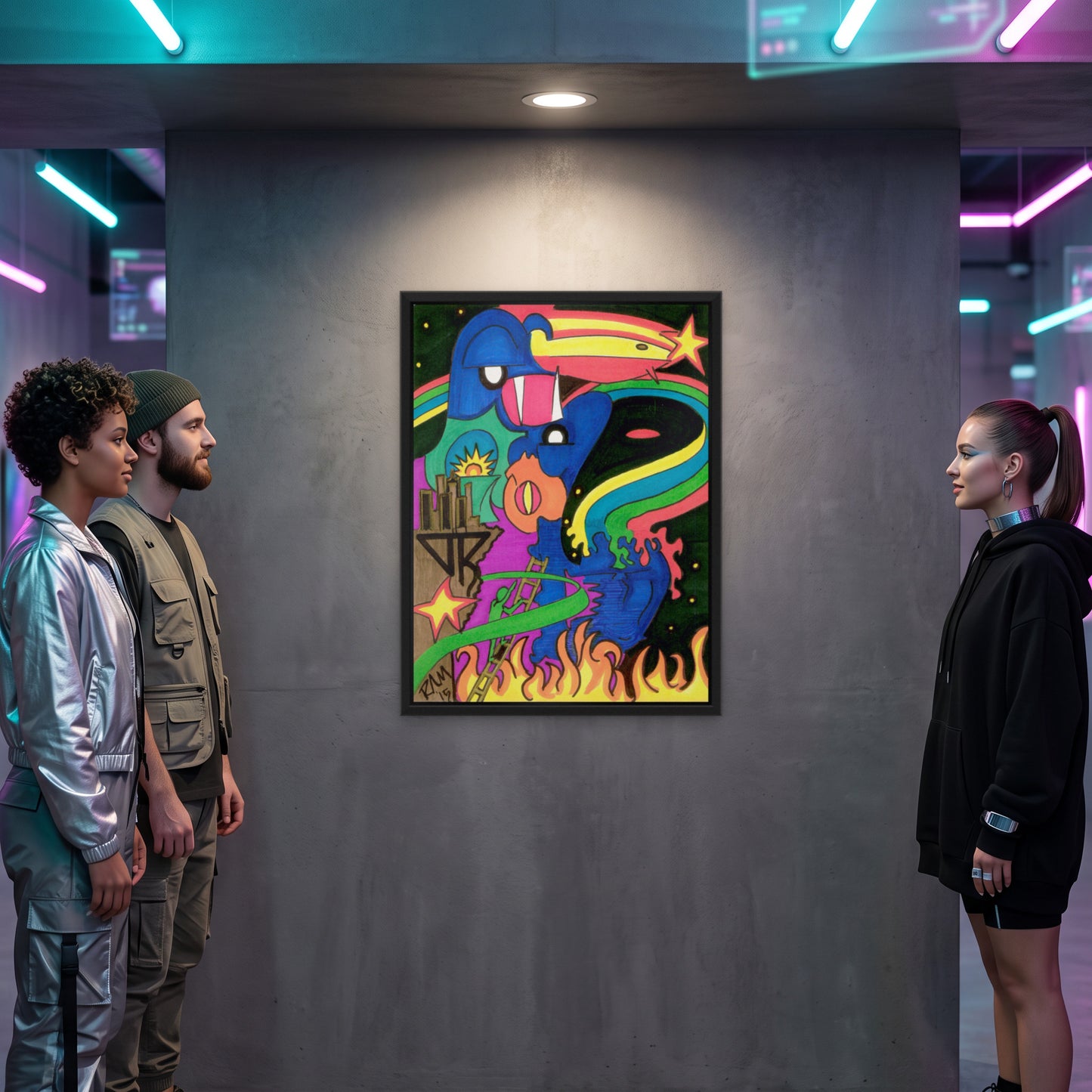 Save · Framed Art Print