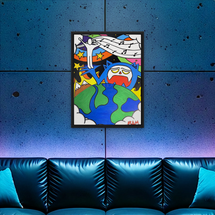 Love, framed print