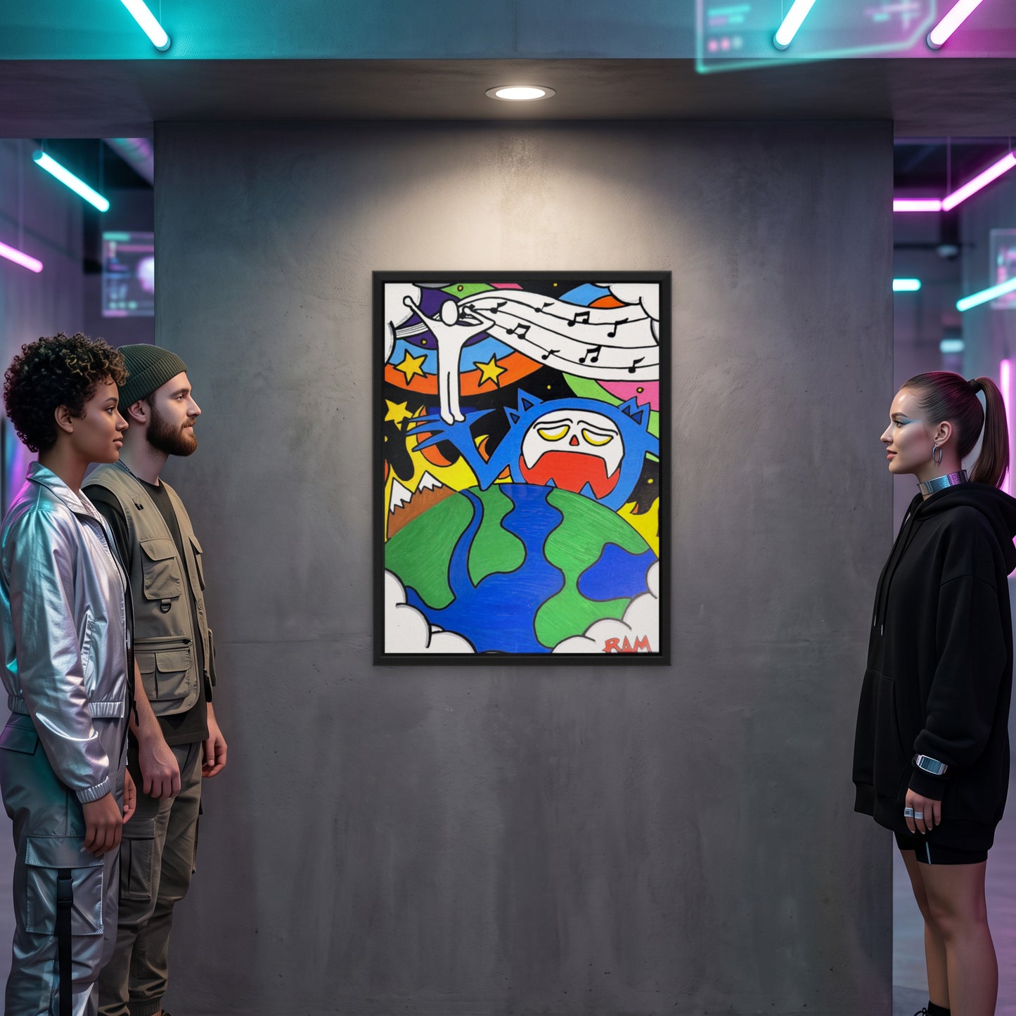 Love · Framed Art Print