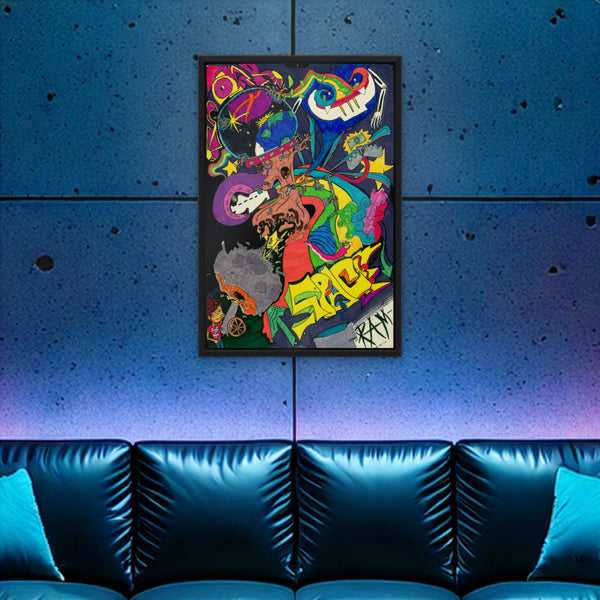 Space · Framed Art Print