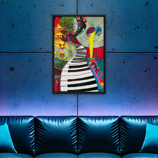 Time · Framed Art Print