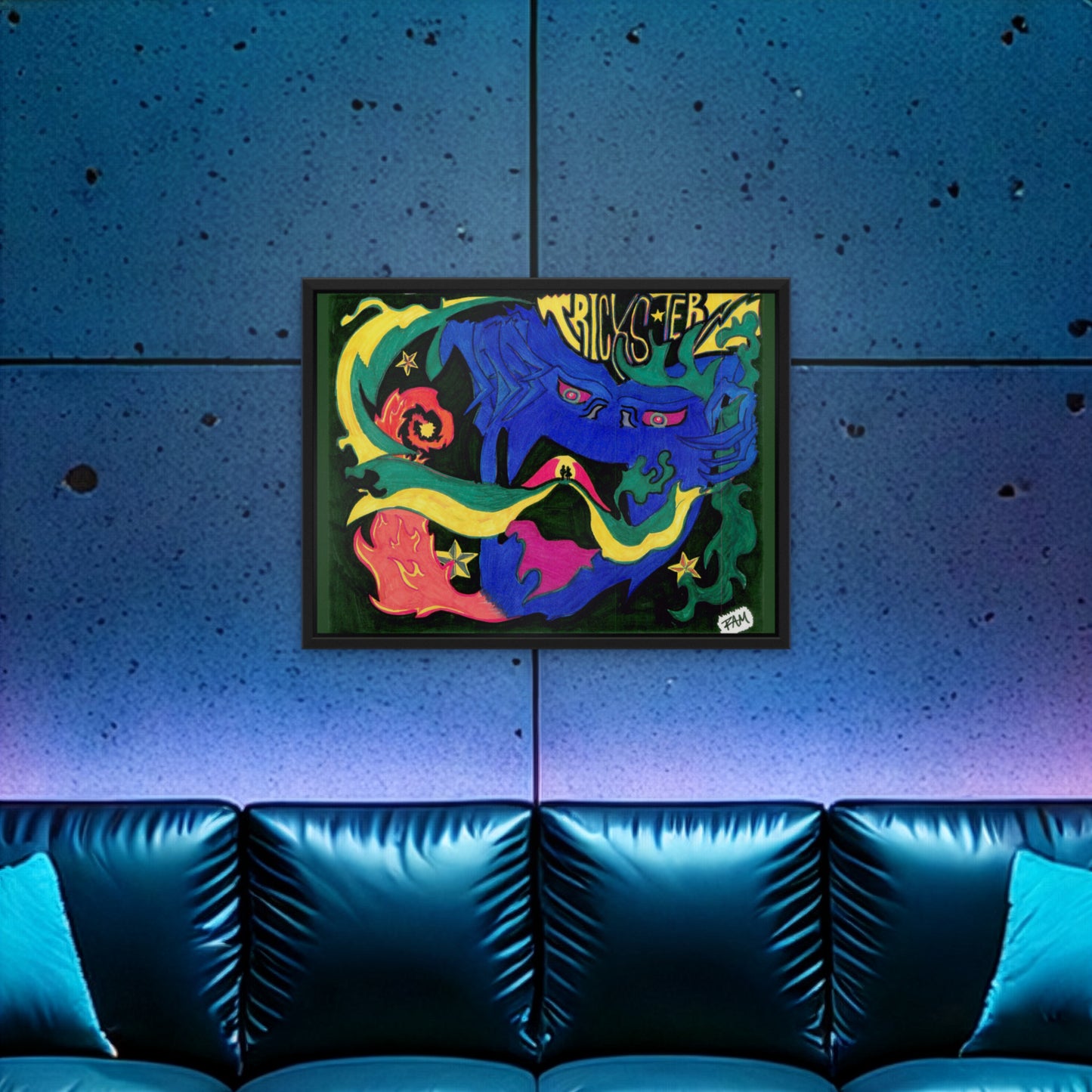 Wake · Framed Art Print