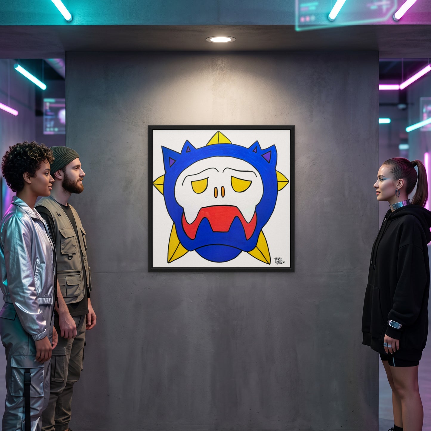 Star · Framed Art Print