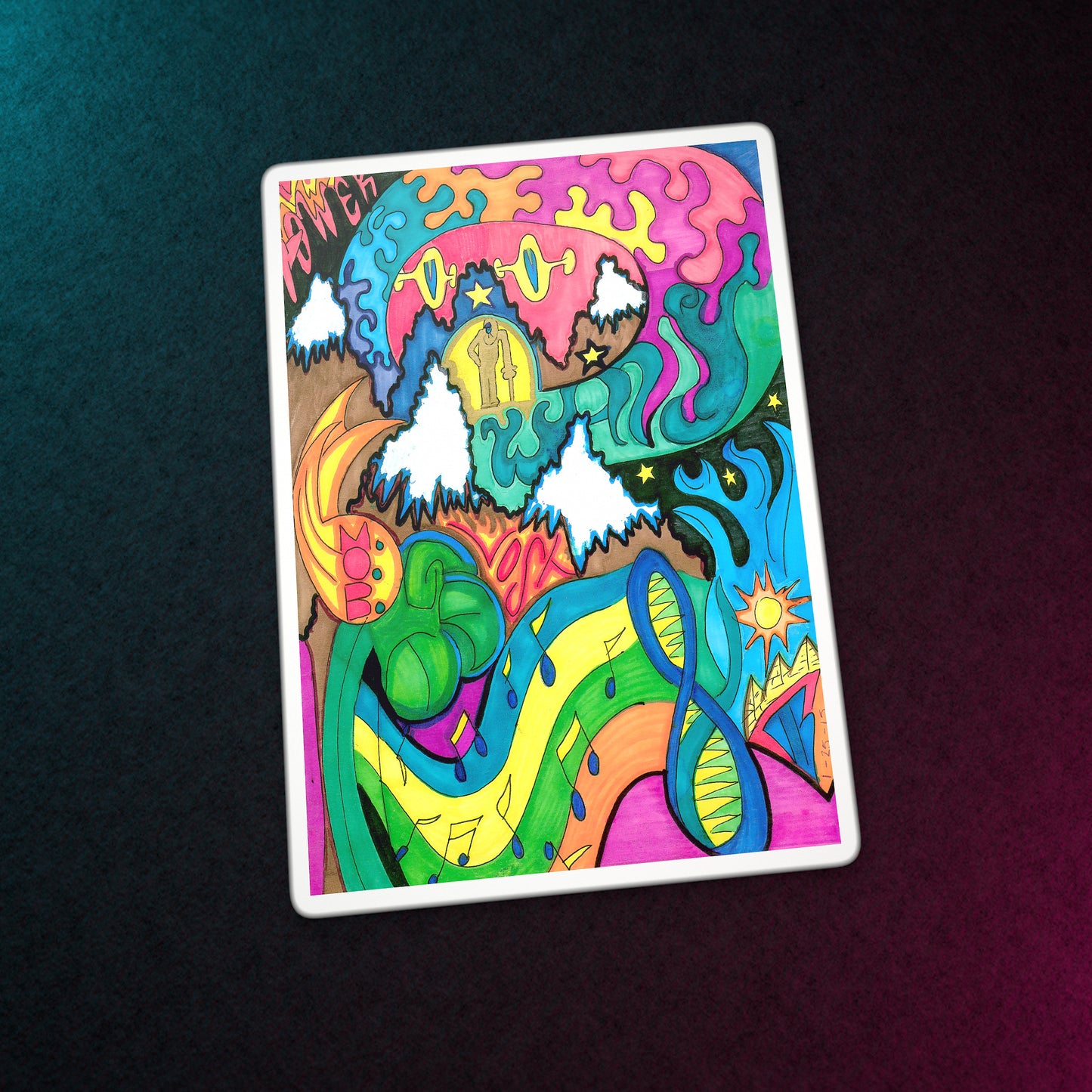 Rose · Kiss-Cut Sticker