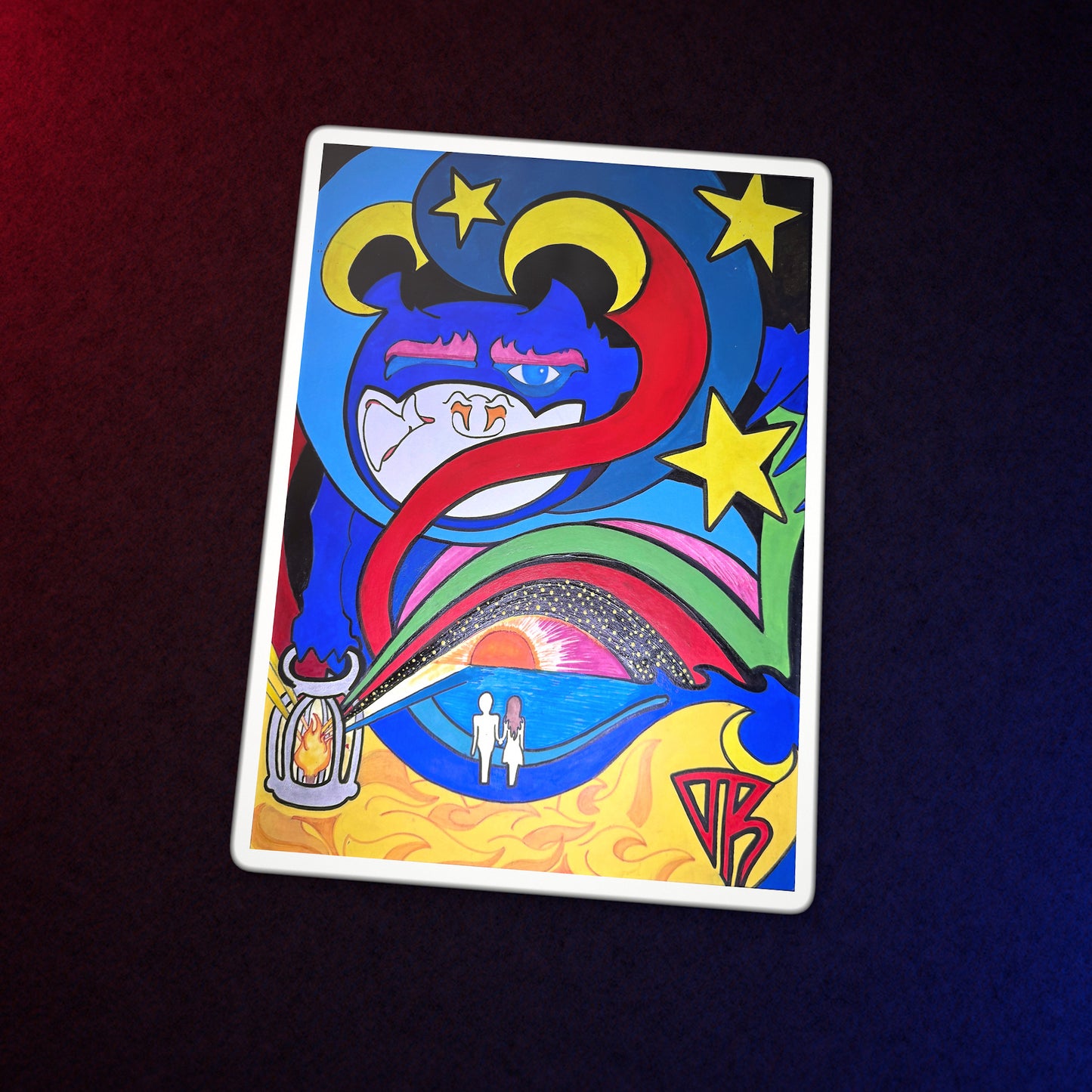 Light · Kiss-Cut Sticker