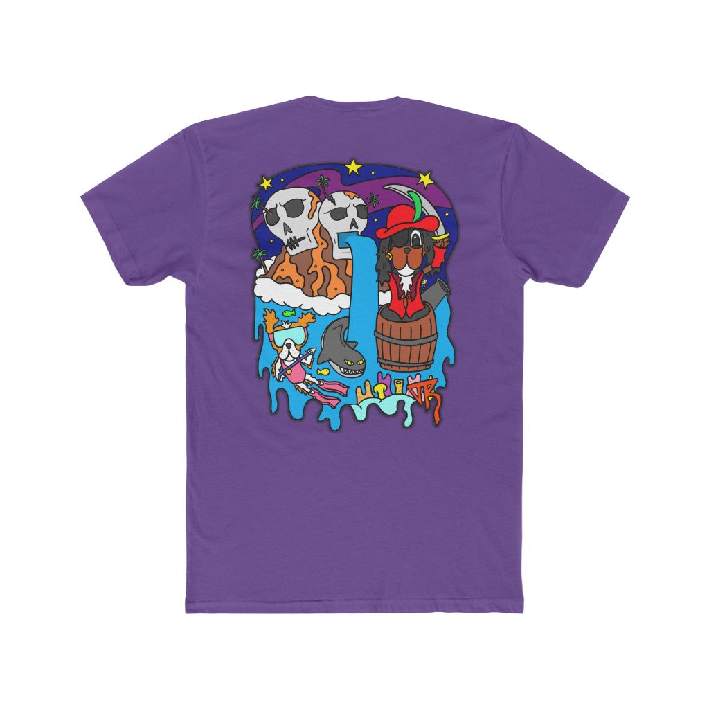 Pirate Wufs Artwork T-Shirt | Three Star Studios