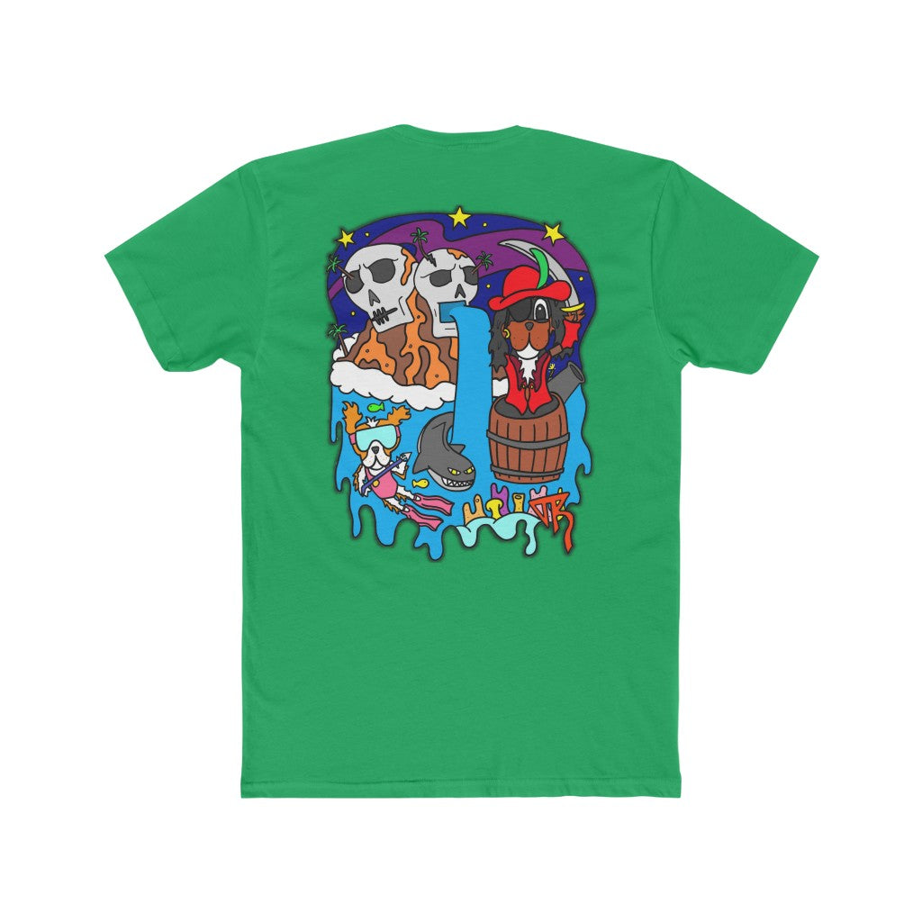 Pirate Wufs Artwork T-Shirt | Three Star Studios