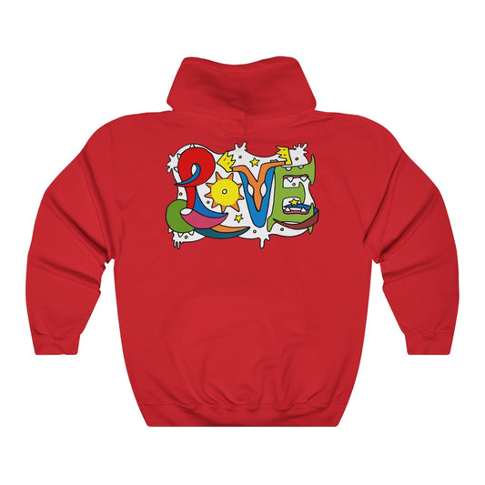 Premium Heavyweight Hoodie | LOVE Hoodie | Three Star Studios