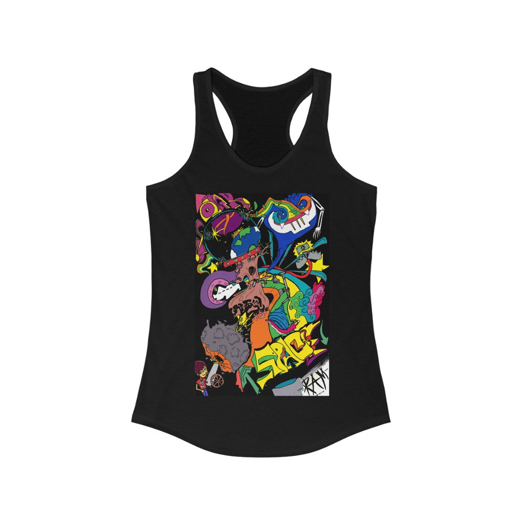 Printed Tank Top | Fitted Tank Top | Three Star Studios